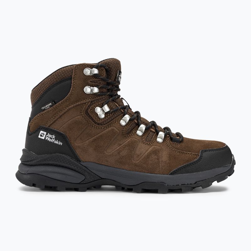 Jack Wolfskin Refugio Texapore Mid maro/fantomă cizme de trekking pentru bărbați 2