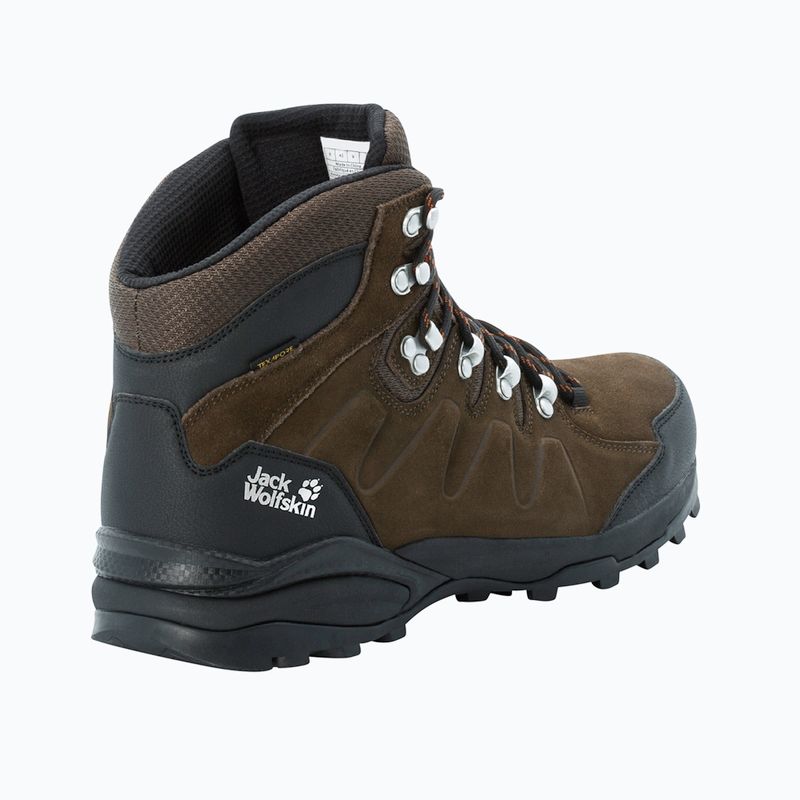 Jack Wolfskin Refugio Texapore Mid maro/fantomă cizme de trekking pentru bărbați 14