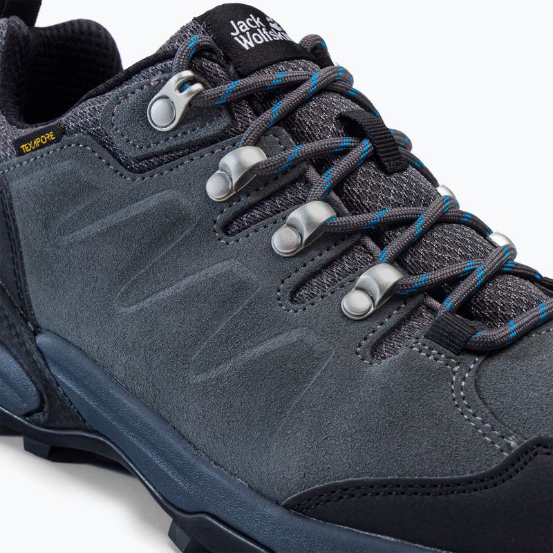 Jack Wolfskin bărbați Refugio Texapore Low cizme de trekking gri-negru 4049851 8