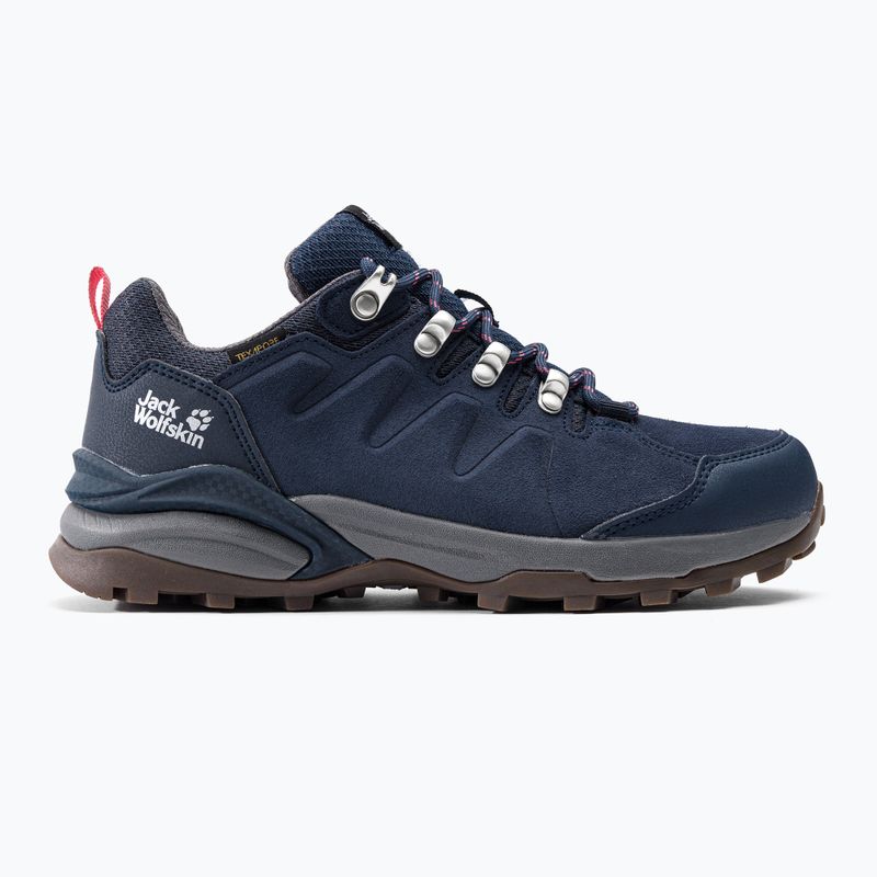 Jack Wolfskin cizme de trekking pentru femei Refugio Texapore Low albastru marin 4050821 2