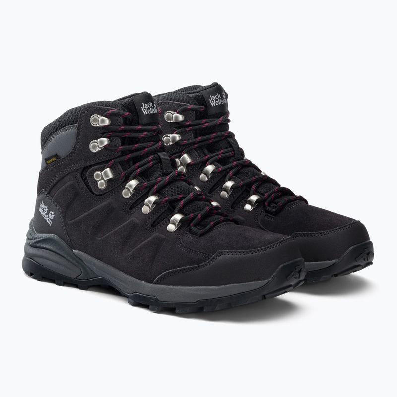 Jack Wolfskin cizme de trekking pentru femei Refugio Texapore Mid gri 4050871 4