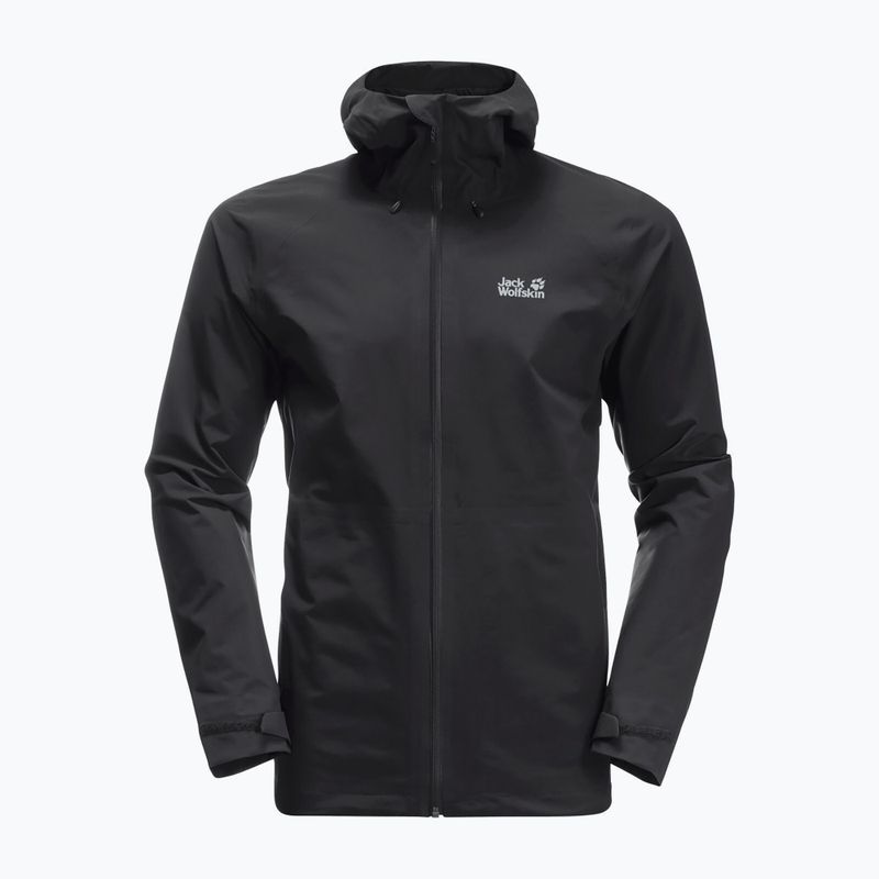 Jack Wolfskin jachetă de ploaie pentru bărbați Highest Peak negru 1115131_6000_002 5