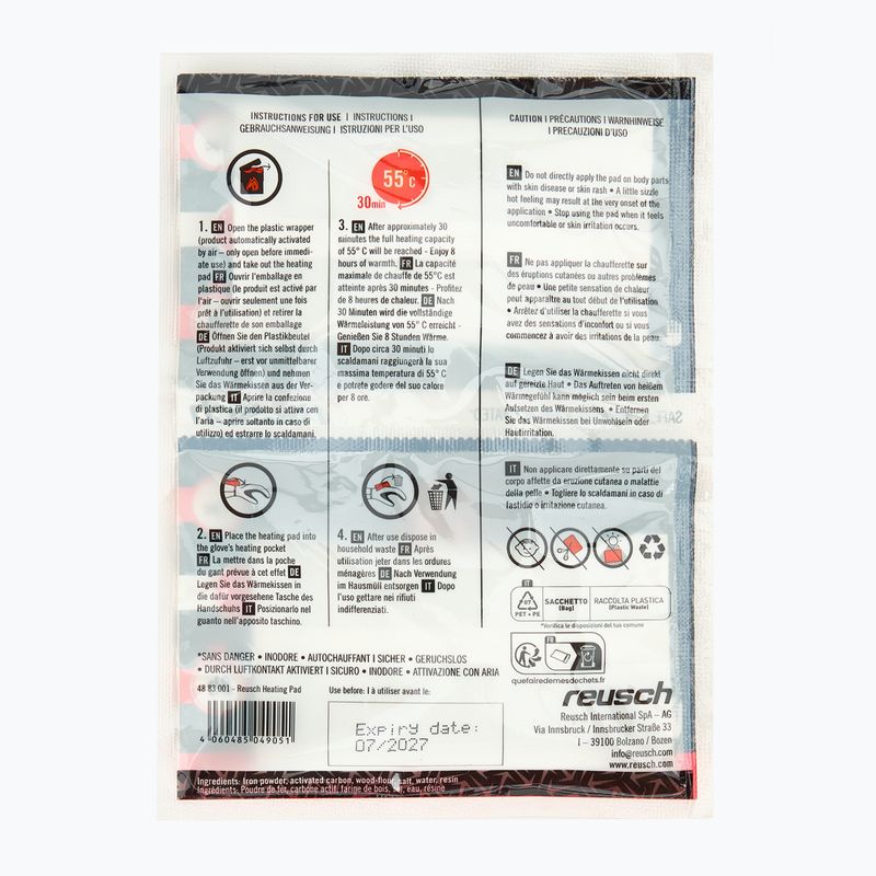 Set de încălzitoare Reusch Heating Pad Set 8h white 4