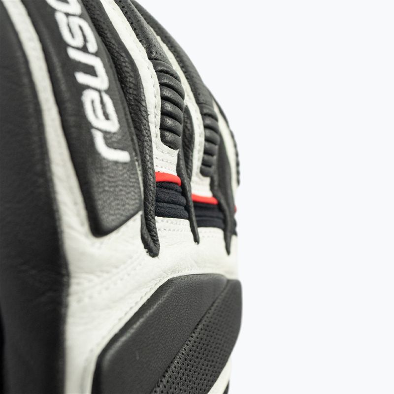 Mănuși de schi Reusch Mastery Rękawice Reusch Mastery black/white/fire red 5