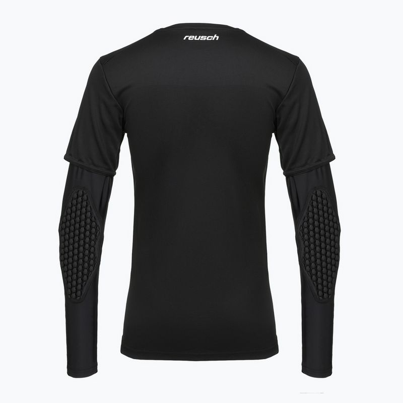Tricou de portar pentru bărbați Reusch Goalkeeper Jersey Padded black/white 2