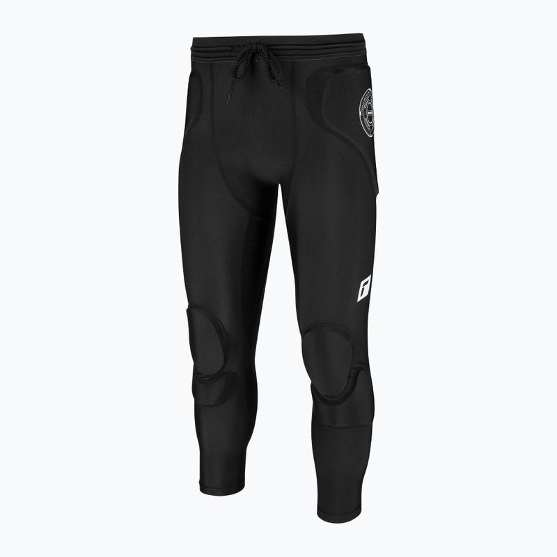 Pantaloni de portar Reusch Compression Short 3/4 Femur black 2