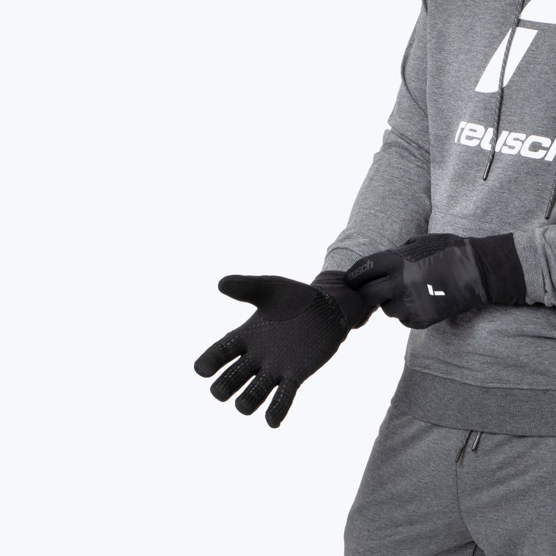 Mănuși de schi Reusch Garhwal Hybrid Touch-Tec black/silver 5