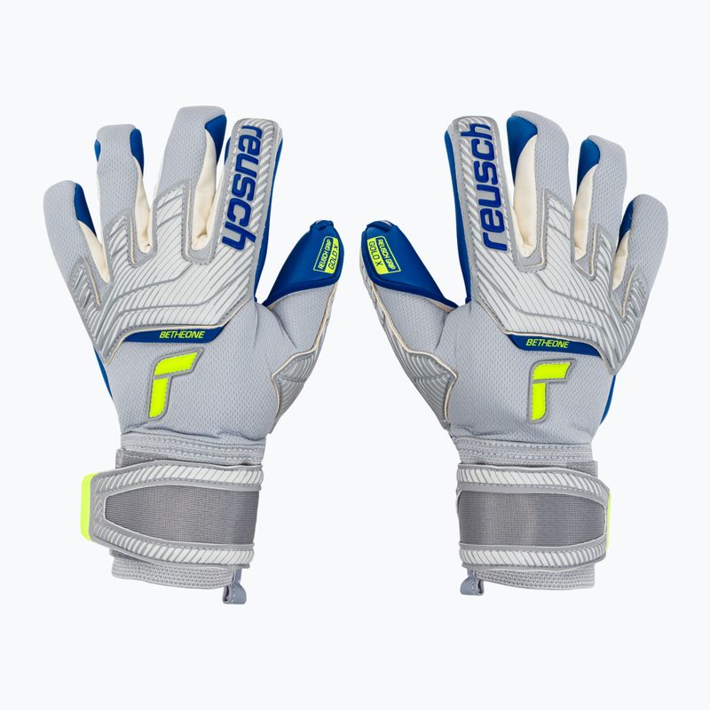 Mănuși de portar Reusch Attrakt Gold X gri-albastre 5270945-6006