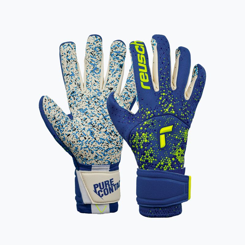 Mănuși de portar Reusch Pure Contact Fusion 4018 albastre 5270900-4018 5