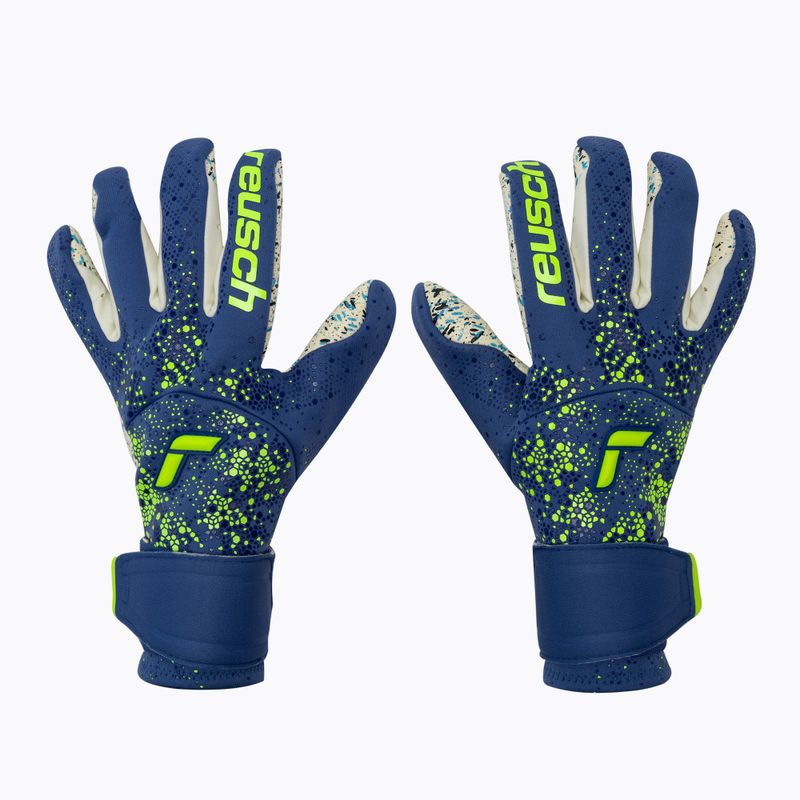 Mănuși de portar Reusch Pure Contact Fusion 4018 albastre 5270900-4018