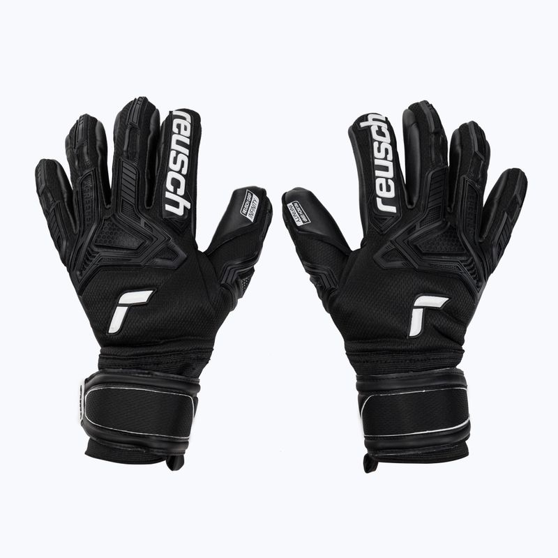 Mănușă de portar Reusch Attrakt Freegel Infinity Suport pentru degete negru 5270730-7700