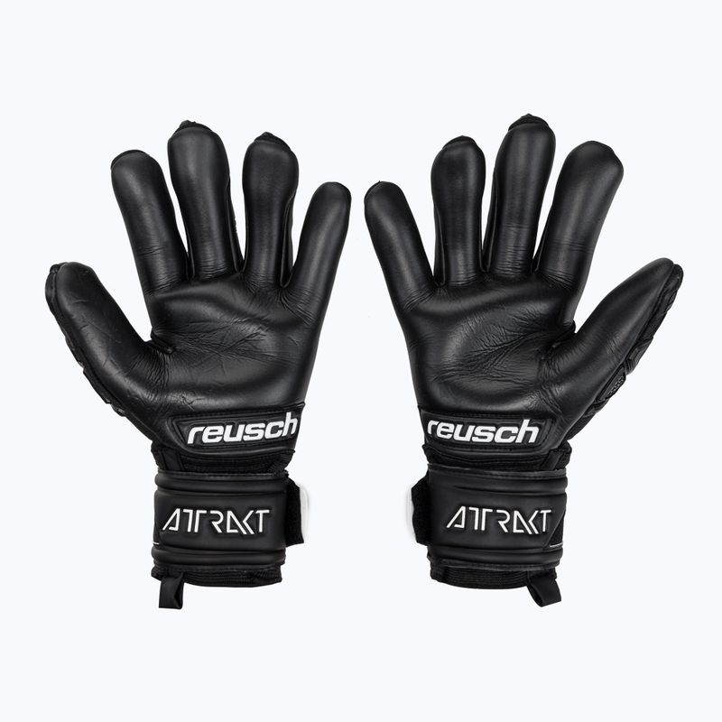 Mănușă de portar Reusch Attrakt Freegel Infinity Suport pentru degete negru 5270730-7700 2