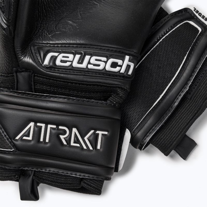 Mănușă de portar Reusch Attrakt Freegel Infinity Suport pentru degete negru 5270730-7700 4
