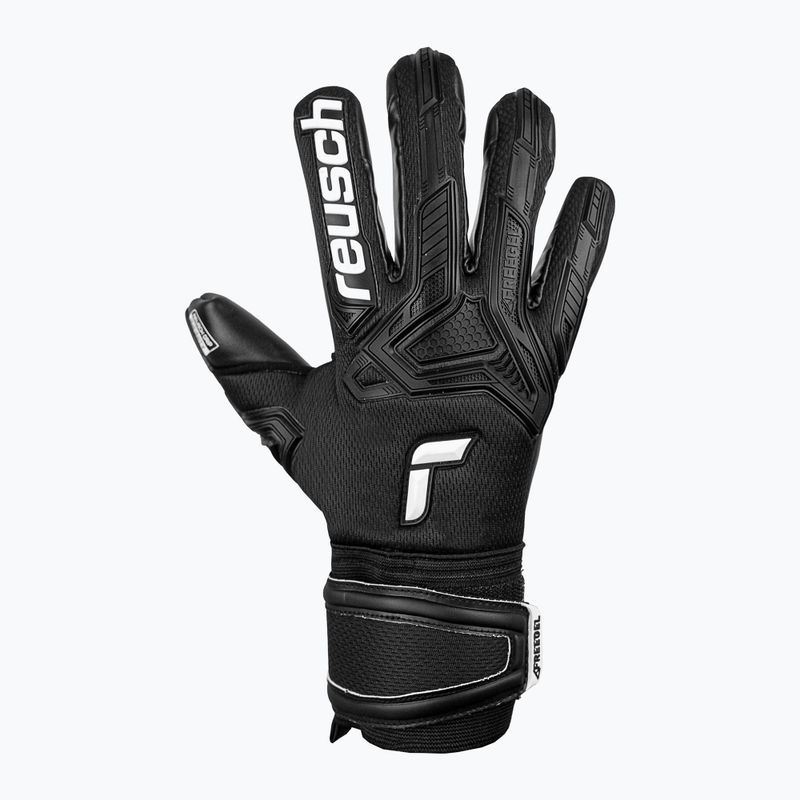 Mănușă de portar Reusch Attrakt Freegel Infinity Suport pentru degete negru 5270730-7700 6