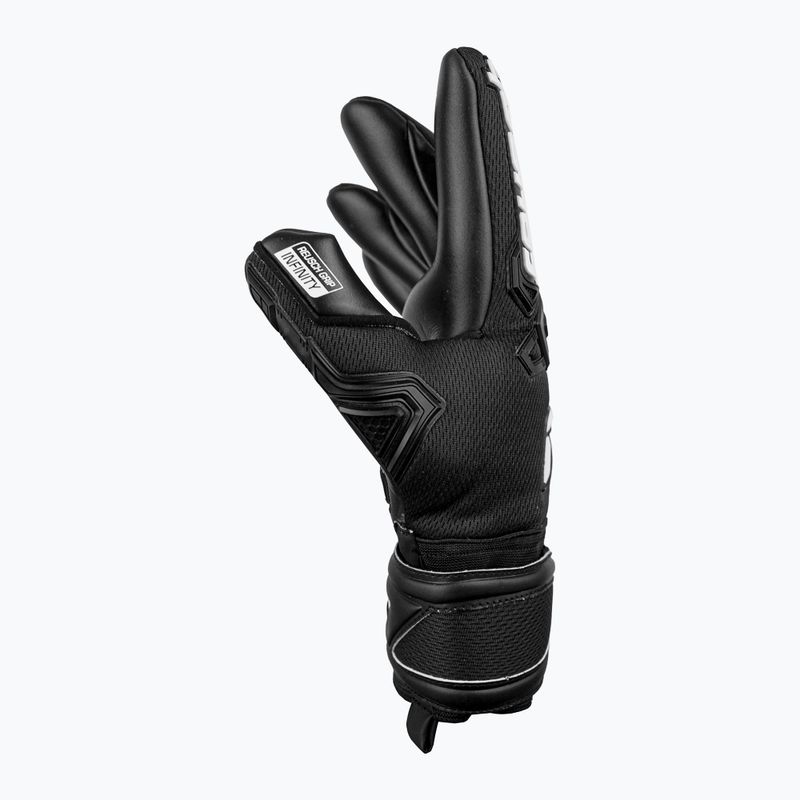 Mănușă de portar Reusch Attrakt Freegel Infinity Suport pentru degete negru 5270730-7700 7