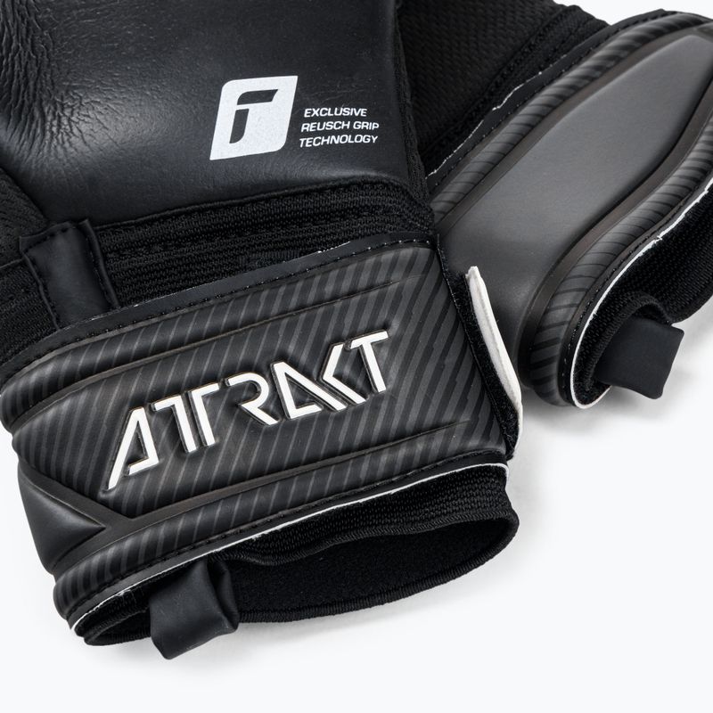 Mănușă de portar Reusch Attrakt Infinity Suport pentru degete negru 5270720-7700 4