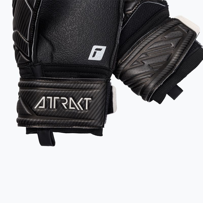 Mănușă de portar Reusch Attrakt Resist Resist Finger Support negru 5270610-7700 4