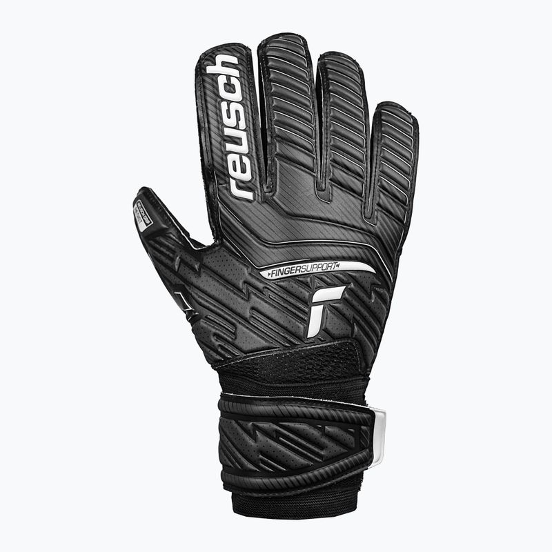 Mănușă de portar Reusch Attrakt Resist Resist Finger Support negru 5270610-7700 6