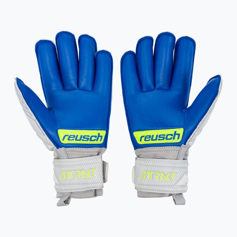 Mănuși de portar Reusch Attrakt Silver Roll Finger Junior Grey 5272217 2
