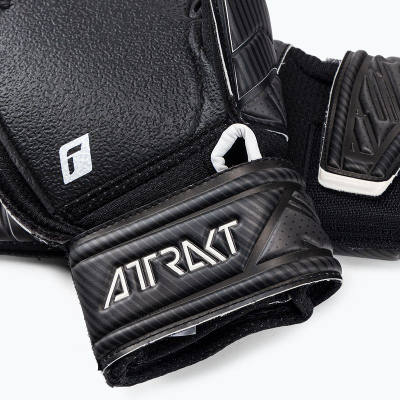 Mănuși de portar pentru copii Reusch Attrakt Resist Resist Finger Support Junior negru 5272610 4