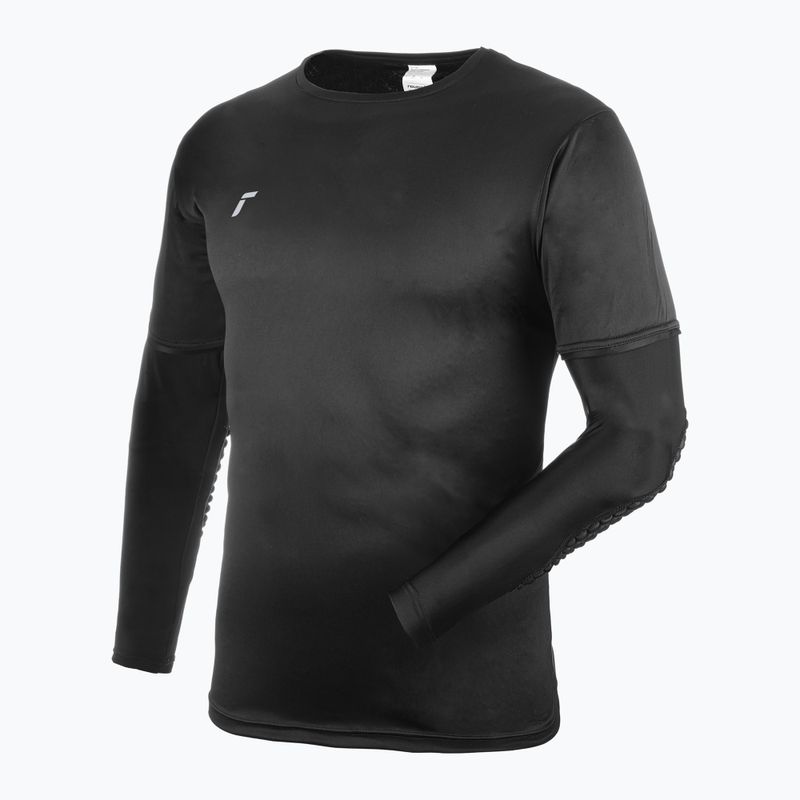 Tricou de portar pentru copii Reusch Goalkeeper Jersey Padded Junior black/silver 6