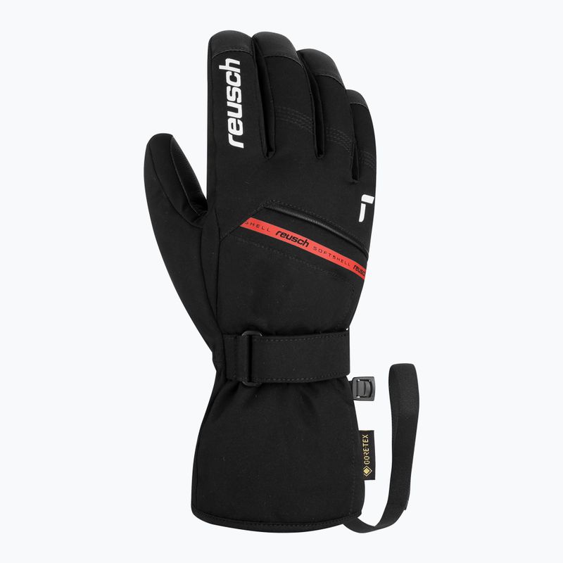 Mănuși de schi Reusch Morris GORE-TEX black/white/fire red 3