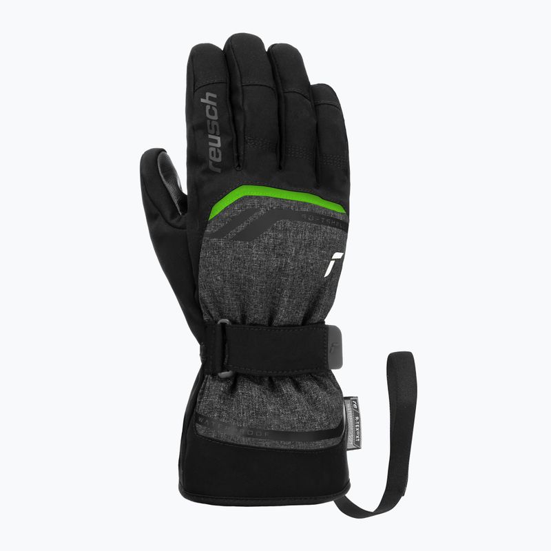 Mănuși de schi Reusch Outset R-Tex XT black/black melange/neon green 2