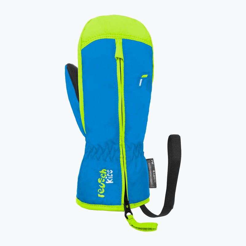 Mănuși de schi pentru copii Reusch Ben Mitten brilliant blue/safety yel 2