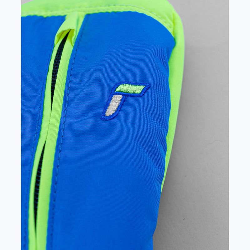 Mănuși de schi pentru copii Reusch Ben Mitten brilliant blue/safety yel 5