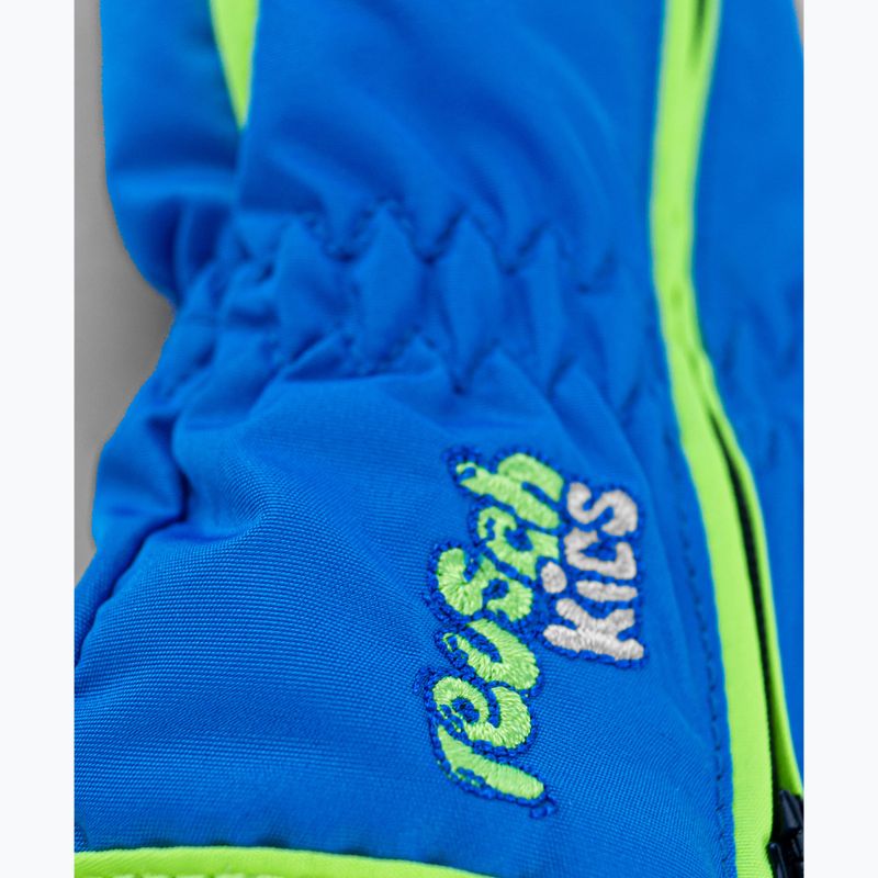 Mănuși de schi pentru copii Reusch Ben Mitten brilliant blue/safety yel 6