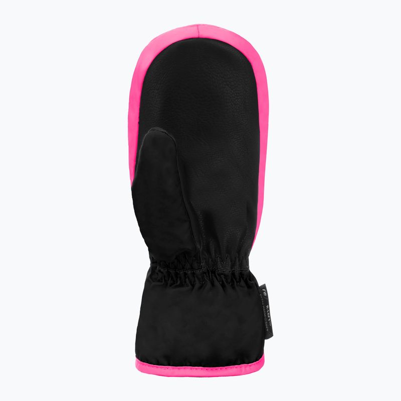 Mănuși de schi pentru copii Reusch Ben Mitten black/ knockout pink 3
