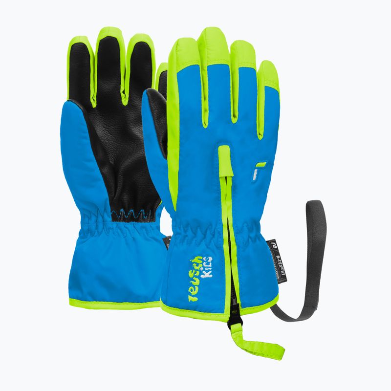 Mănuși de schi pentru copii Reusch Ben brilliant blue/safety yellow 2