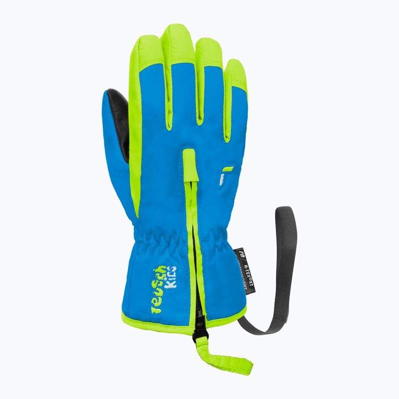 Mănuși de schi pentru copii Reusch Ben brilliant blue/safety yellow 3