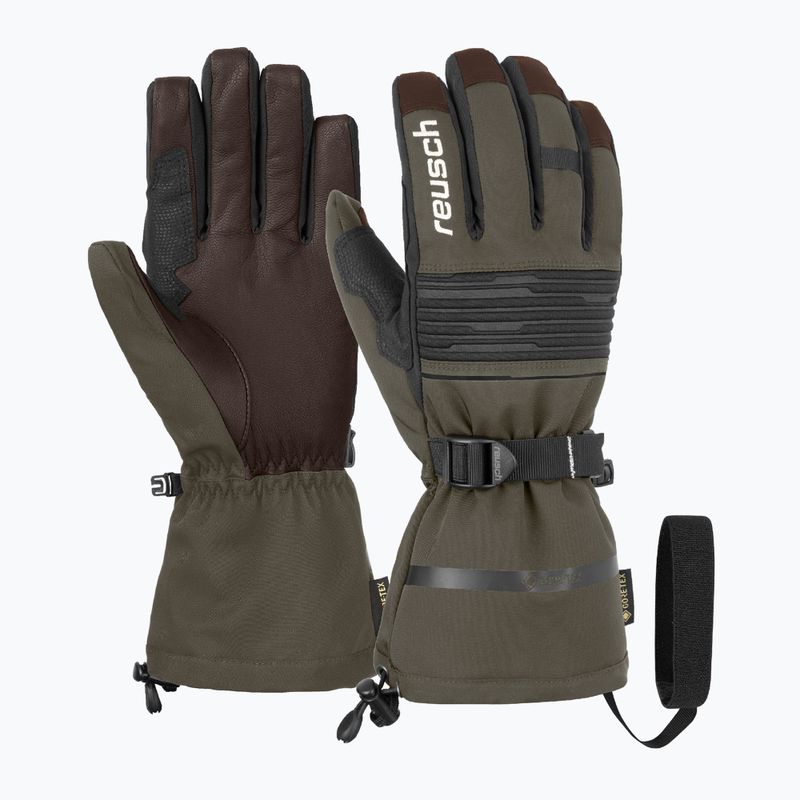 Mănuși de schi Reusch Isidro GTX burnt olive/dark brown 7