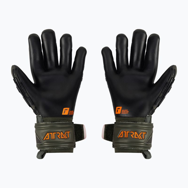 Mănuși de portar Reusch Attrakt Freegel Silver verzi-portocalii 2