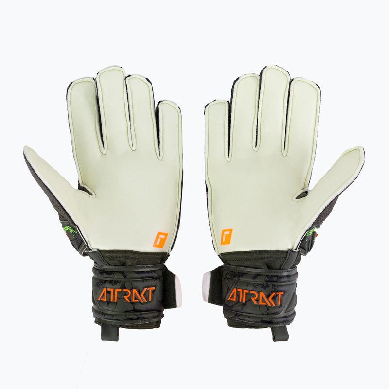 Mănuși de portar Reusch Attrakt Solid verzi 5370016-5556 2