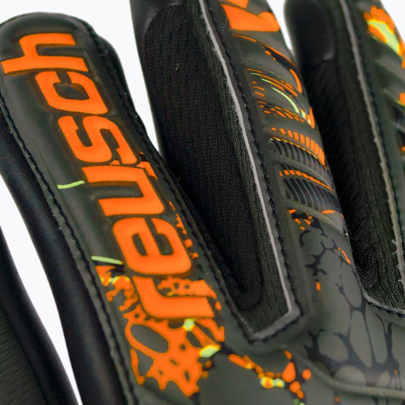 Mănuși de portar Reusch Attrakt Gold X Finger Support Junior verde-negru 5372050-5555 8