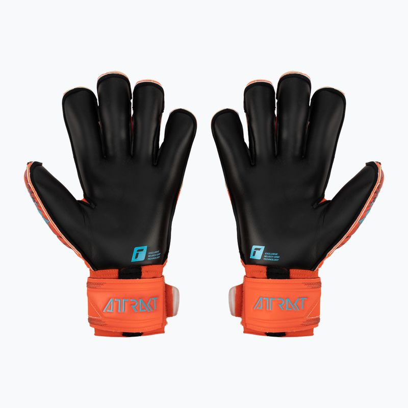 Mănuși de portar Reusch Attrakt Gold X Evolution Cut Finger Support roșu 5370950-3333 2