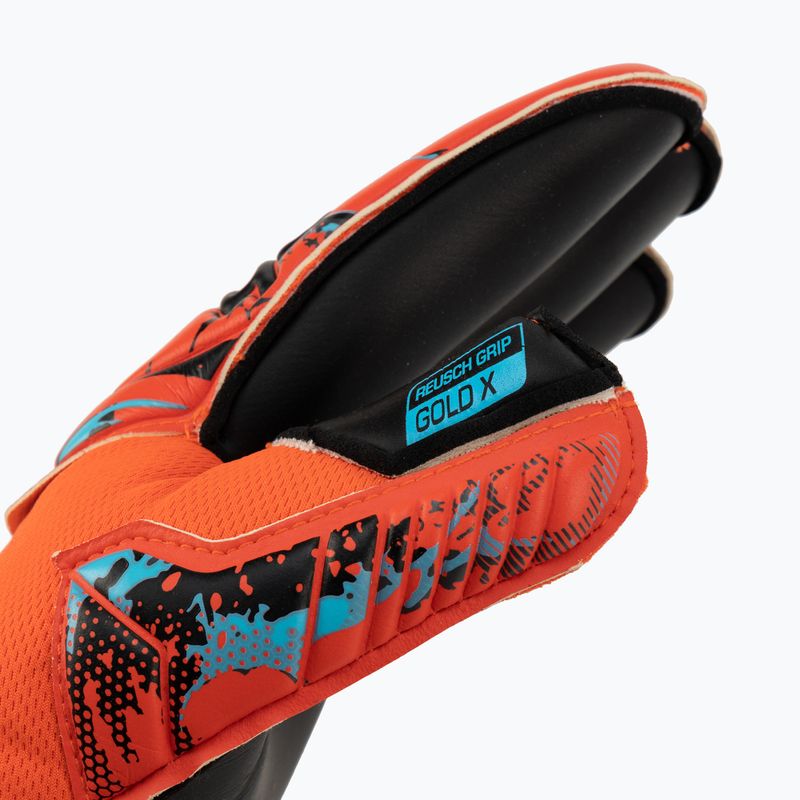Mănuși de portar Reusch Attrakt Gold X Evolution Cut Finger Support roșu 5370950-3333 3