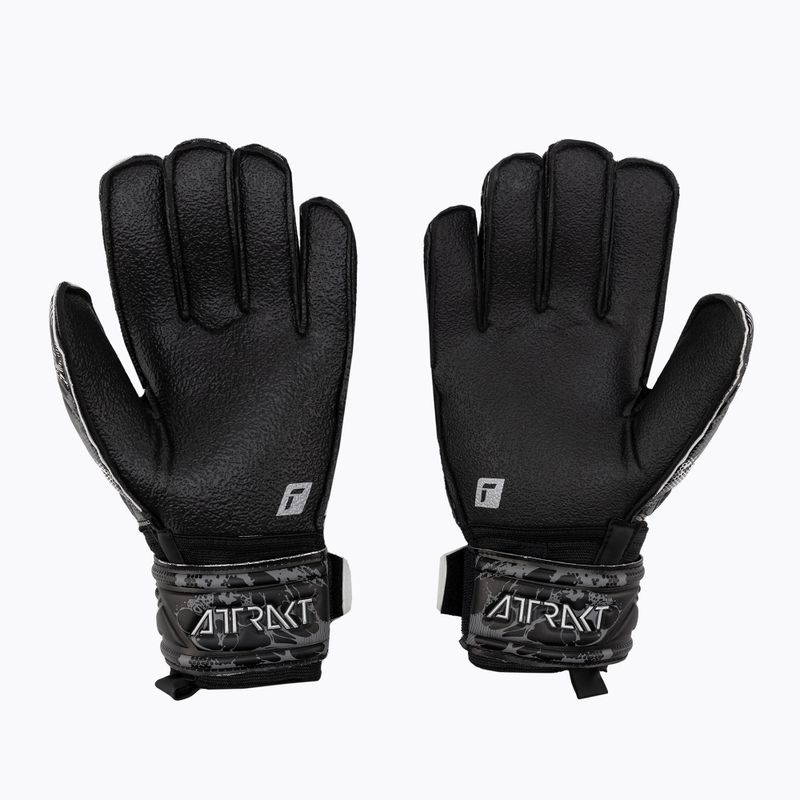 Reusch Attrakt Resist Resist Finger Support Goalkeeper Gloves negru 5370610-7700 2