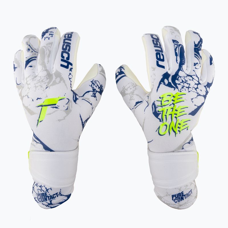 Mănuși de portar Reusch Pure Contact Silver alb 5370200-1089
