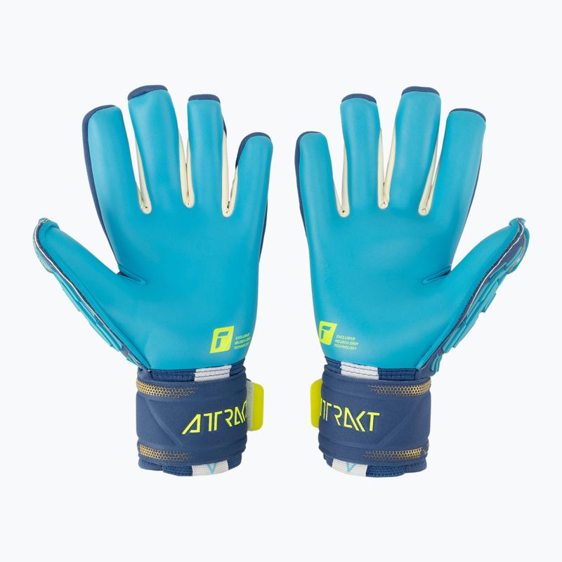 Reusch Attrakt Freegel Aqua Mănuși de portar rezistente la vânt albastru 5370459-4433 2