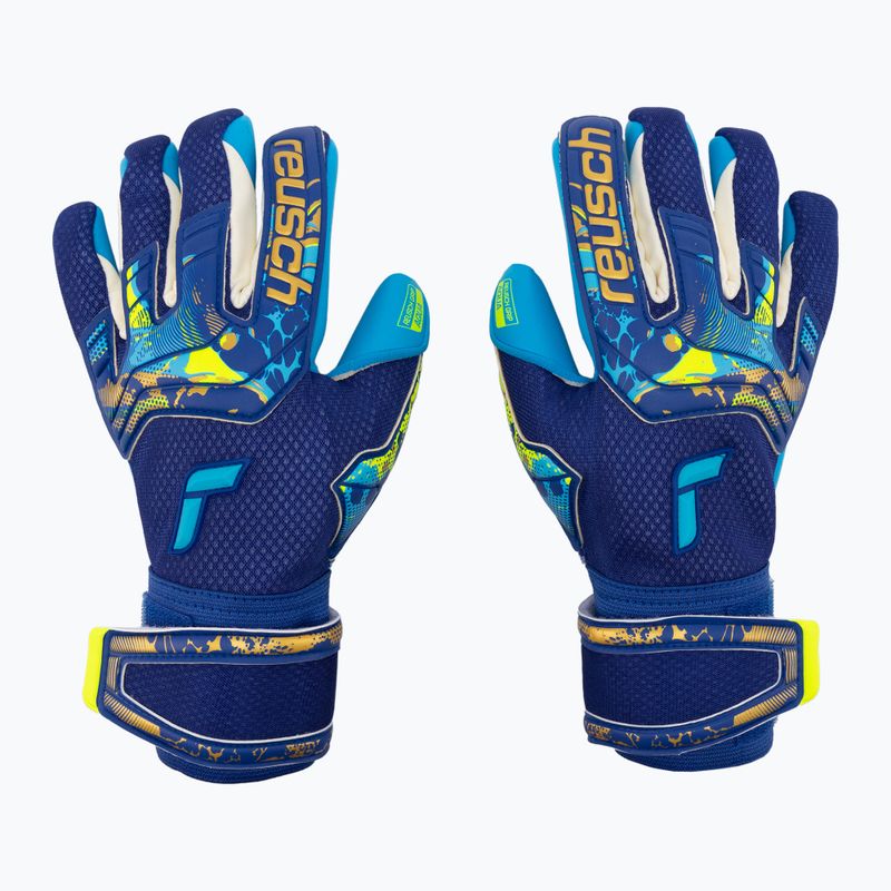 Mănuși de portar Reusch Attrakt Aqua albastru 5370439-4433