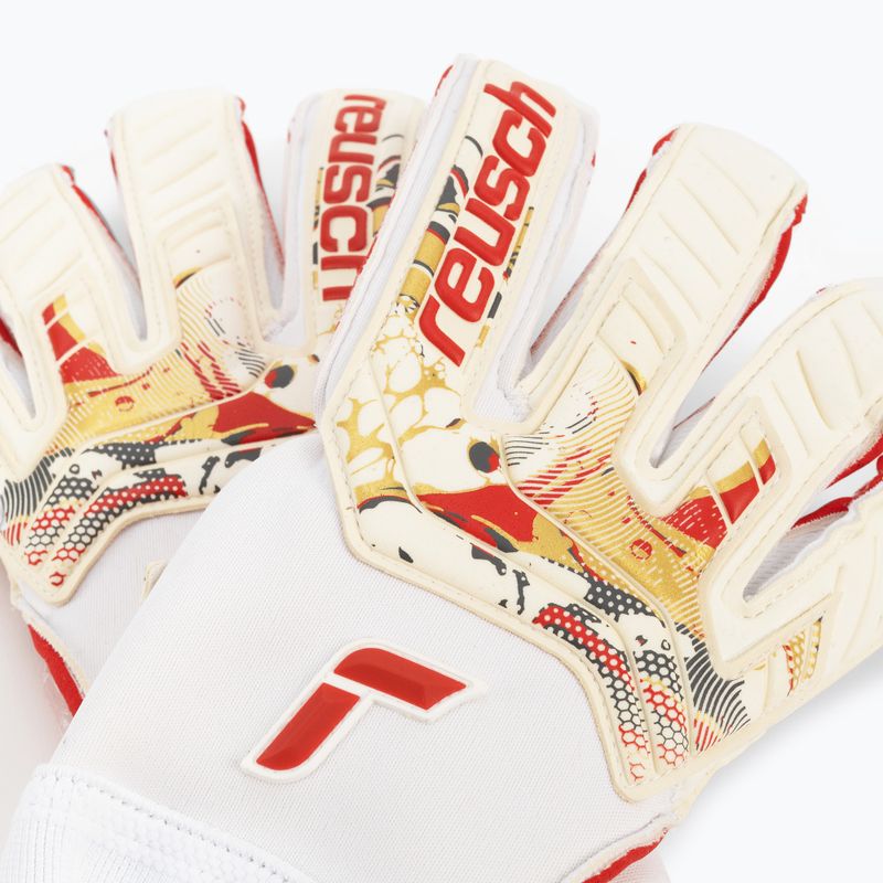 Mănuși de portar Reusch Attrakt Gold X GluePrint alb 5370975-1011 4