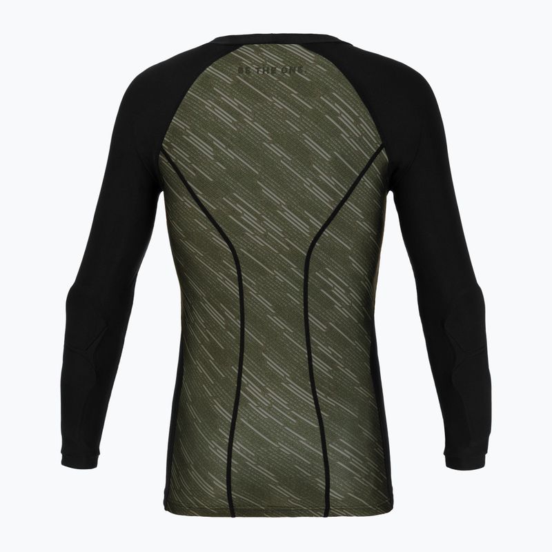 Longsleeve de portar Reusch Padded Eco Undershirt black/desert green 2