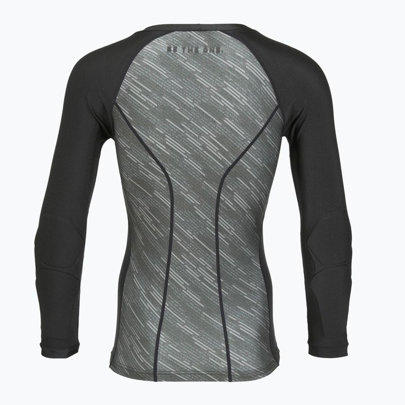 Longsleeve de portar Reusch Padded Eco Undershirt black/desert green 2