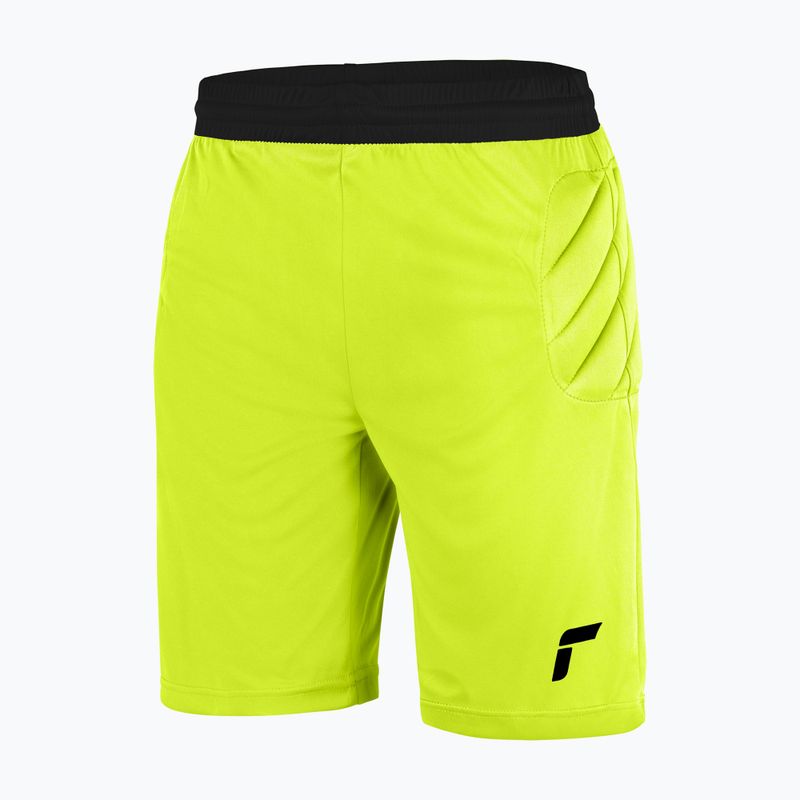 Pantaloni scurți de fotbal pentru copii cu protecții Reusch Match Short Padded Junior galben 5128700-2700