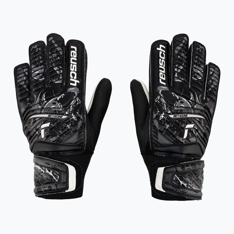Mănuși de portar pentru copii Reusch Attrakt Starter Solid Junior negru 5372514-7700