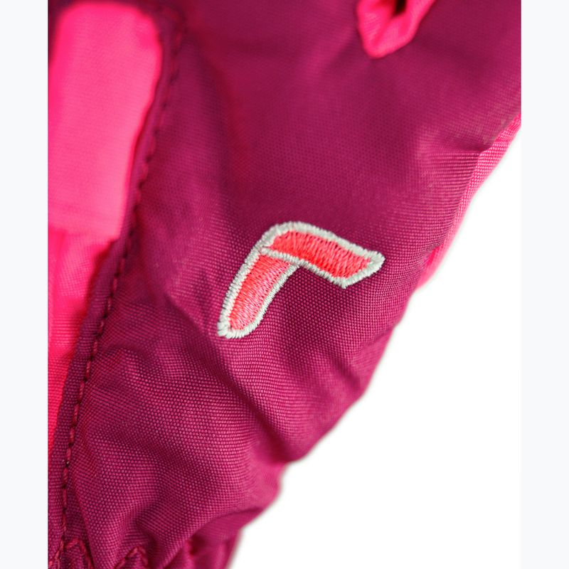 Mănuși de schi pentru copii Reusch Tom fuchs purp/knockout pink 4