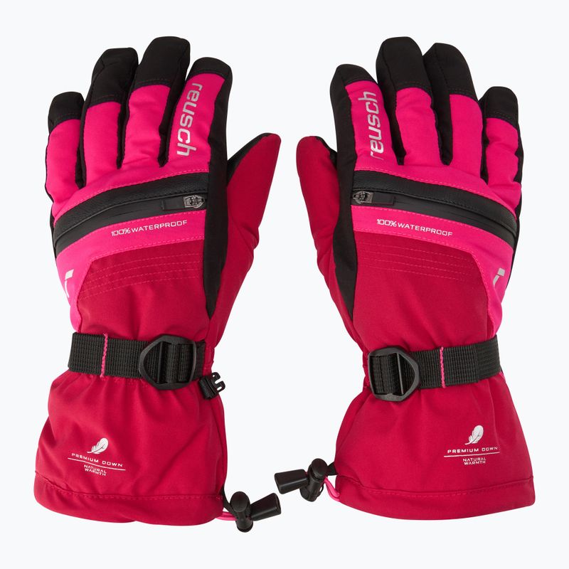 Mănuși de schi pentru copii Reusch Lando R-TEX XT cerise/pink glo 2